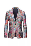Men's Colourful Notched Lapel One Button Prom Blazer Jacket