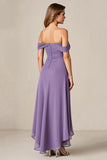 Off The Shoulder Tahiti A Line Ruched Mother Of Bride Dress