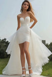 Ivory Bodycon Sweetheart Short Graduation Dress
