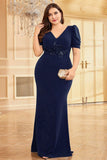 Mermaid Dark Green Plus Size Mother Of The Bride Dress With Appliques