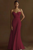 Strapless Ivory A Line Ruched Engagement Dress