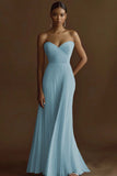 Strapless Ivory A Line Ruched Engagement Dress