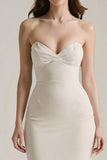 Elegant Mermaid Ivory Sweetheart Evening Dress