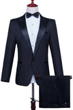 2 Piece White Men's Peak Lapel Single Breasted Homecoming Suits