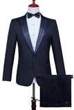 2 Piece White Men's Peak Lapel Single Breasted Homecoming Suits
