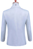 2 Piece White Men's Peak Lapel Single Breasted Homecoming Suits