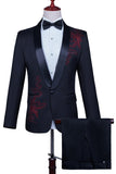 White 2 Piece Men's Shawl Lapel Homecoming Suits
