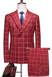 Peak Lapel Pink 2 Piece Slim Fit Men's Homecoming Suits