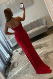 Coffee Corset Mermaid Cut Out Prom Dress with Slit