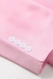 Blush Notched Lapel Single Breasted Men's Blazer