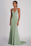 Sheath Pink Halter Beaded Long Chiffon Formal Dress