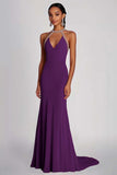 Sheath Pink Halter Beaded Long Chiffon Formal Dress