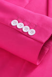 Hot Pink Double Breasted 2 Piece Men's Suits