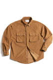 Men's Brown Button Down Casual Shirts With Pockets