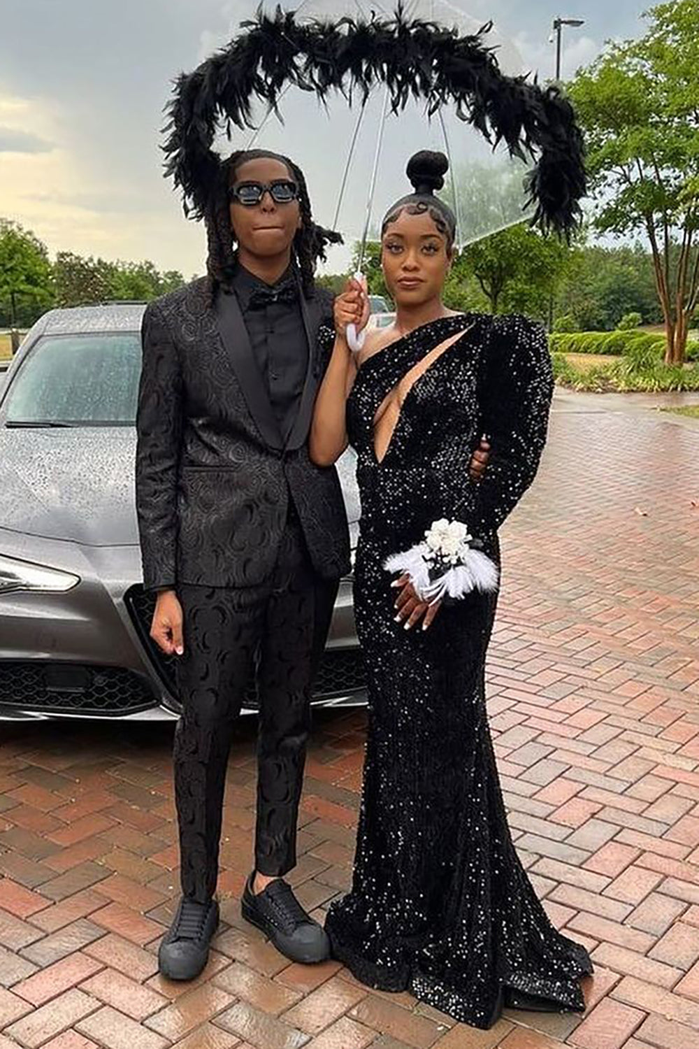 Lvnes Black Men's Prom Suits Shawl Lapel Jacquard One Button Homecoming Tuxedos Lvnes Black Men's Prom Suits Shawl Lapel Jacquard One Button Homecoming Tuxedos